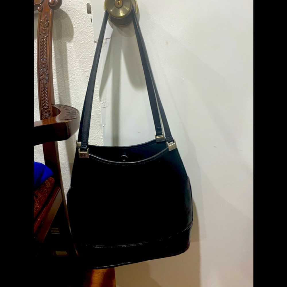 Shoulder bag Brighton , Croc bottom leather